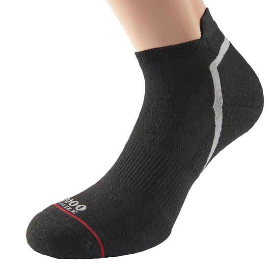 1000 Mile - Calcetines tobilleros transpirables para mujer de una capa Active Sport - Negro - Image 3