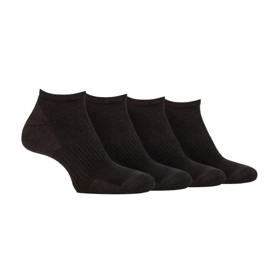Calcetines de entrenamiento bajos acolchados y transpirables para hombre - Paquete de 4 - Image 1