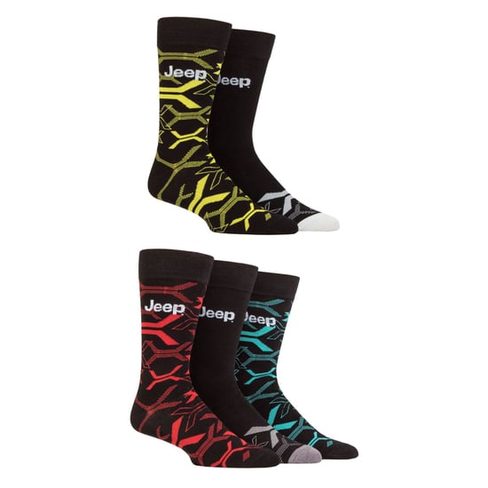 Calcetines de bambú transpirables para hombres: Paquete de 5 para uso diario y vestir - Image 3