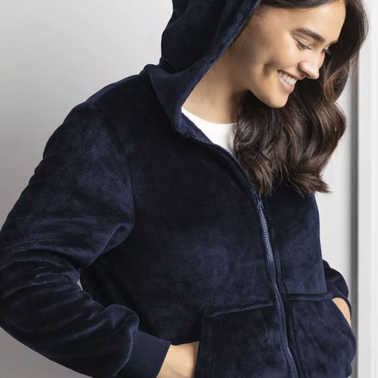 Heat Holders - Sudadera con capucha Soul Warming Soft Fleece Lounge para mujer - Azul marino - Image 3