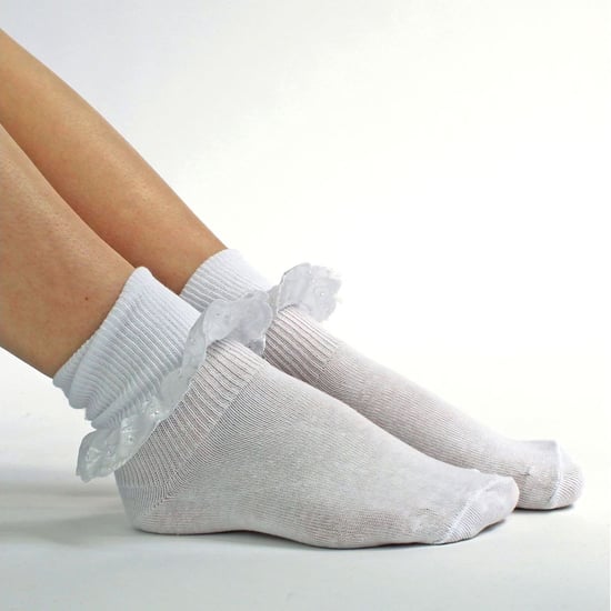 24 Pares Multipack Calcetines de Encaje para Niñas | Calcetines de Algodón Blanco con Volantes | Ideal para el Uniforme Escolar - Blanco - Image 3