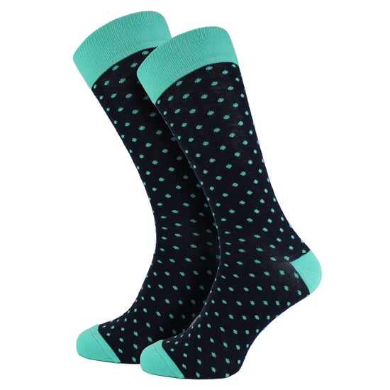 HS by Happy Socks - Pack de 3 Calcetines de Vestir Divertidos - Rayas (Verde) - Image 3