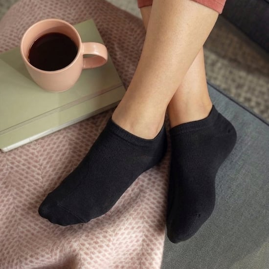 6 Pack Calcetines Diabéticos para Mujer | Calcetines Tobilleros Extra Anchos - Image 5