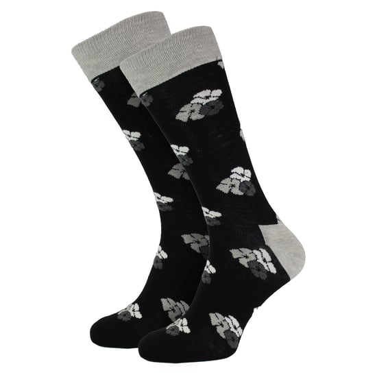 HS by Happy Socks - Pack de 3 Calcetines de Vestir Clásicos Flor - Flor (Negro) - Image 3