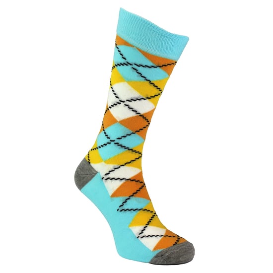 HS by Happy Socks - Pack de 3 Calcetines Argyle Clásicos - Argyle (Azul Claro) - Image 4