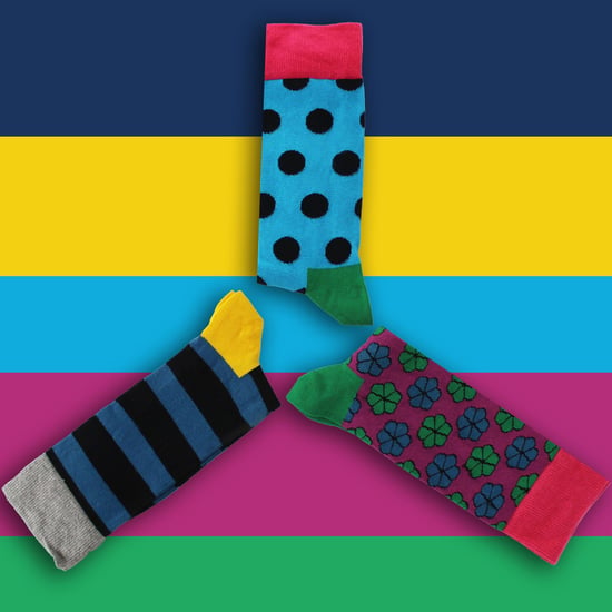 HS by Happy Socks - Pack de 3 calcetines de rayas de colores para hombre - Raya ancha - Image 3
