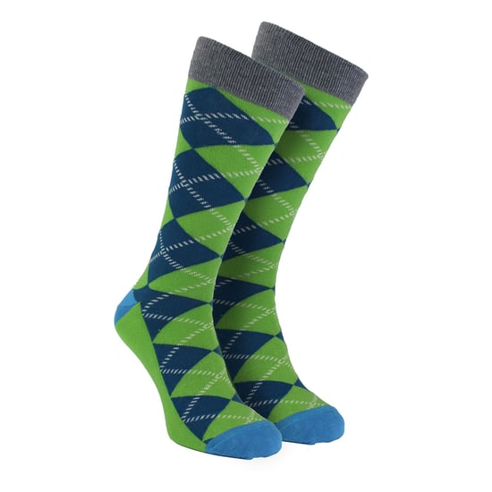 HS by Happy Socks - Paquete de 3 calcetines de vestir de estructura clásica para hombre - Target (Verde) - Image 4
