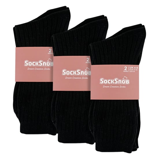 Paquete de 6 calcetines suaves y transpirables 100% algodón para mujeres - Image 2