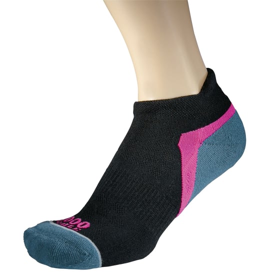 1000 Mile - Calcetines de deporte para hombre Active Low Cut Repreve Cushioned - Negro / Teal - Image 3