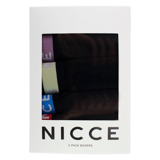 Pack de 5 Boxers para Hombre NICCE Lazlow en Negro - Image 2