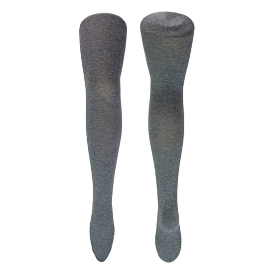 Paquete múltiple de 12 pares de medias de uniforme escolar para niñas - Grises - Image 3