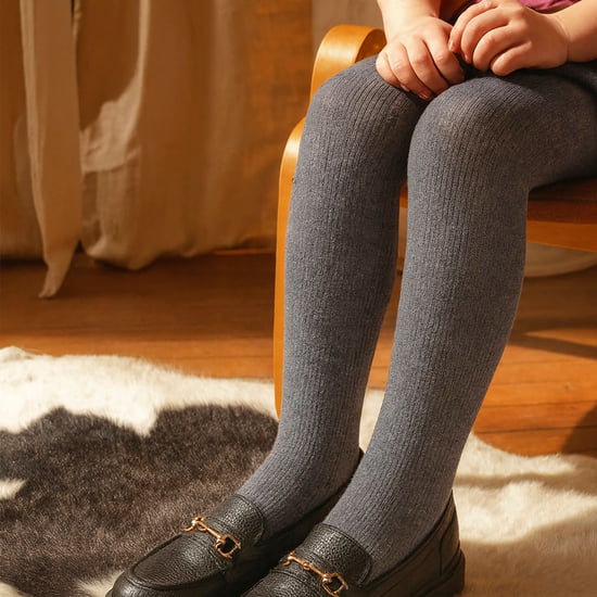 Paquete múltiple de 12 pares de medias de uniforme escolar para niñas - Grises - Image 5