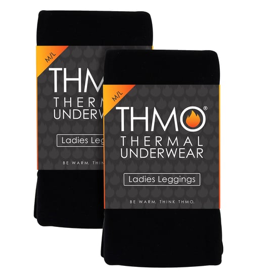 Leggings térmicos para dama - Paquete de 2 para invierno - Image 2