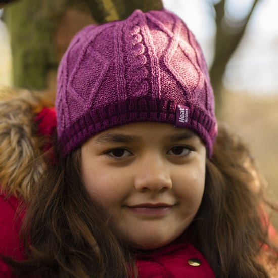 Calentadores - Niños Niñas Lindo Cable de punto cálido forro polar Pompón Invierno Gorro y Guantes Set con Bobble - CS4P14 - Image 3
