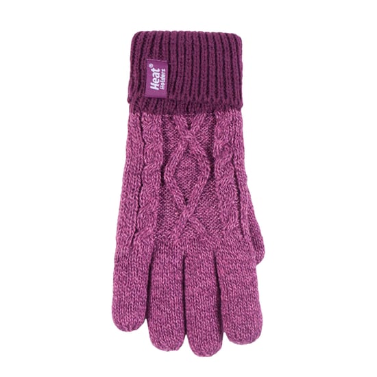 Calentadores - Niños Niñas Lindo Cable de punto cálido forro polar Pompón Invierno Gorro y Guantes Set con Bobble - PP1P13 - Image 5