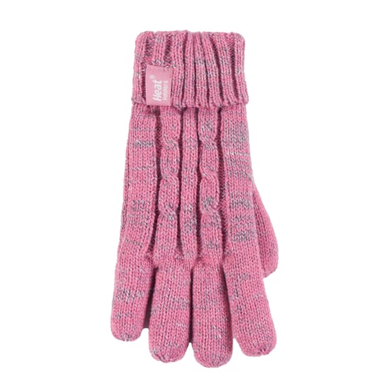 Calentadores - Niños Niñas Lindo Cable de punto cálido forro polar Pompón Invierno Gorro y Guantes Set con Bobble - CS4P14 - Image 5