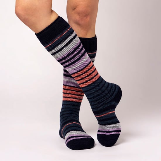 Calcetines térmicos de esquí a rayas para mujer - Image 3