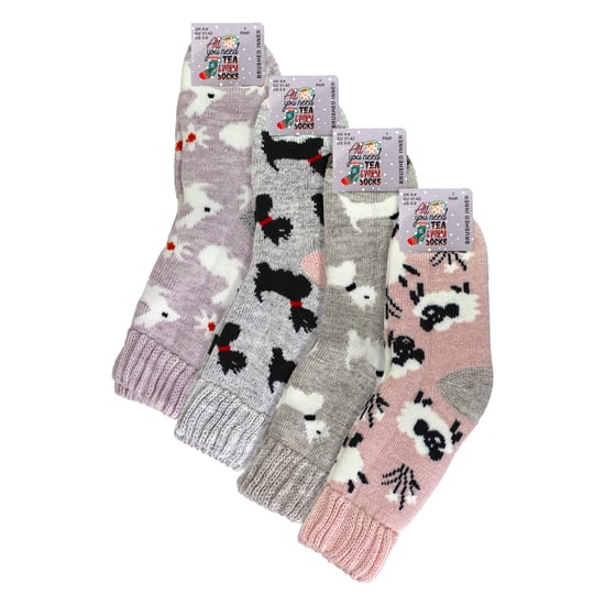 4 Pares de Medias de Cama Gruesas y Cálidas para Mujeres - Image 2