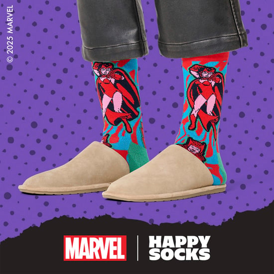 Calcetines de novedad de la Mujer Maravilla de Marvel para hombres | Idea de regalo - Image 4