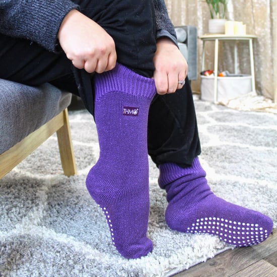 THMO - Calcetines Térmicos Calcetines de Cama para Señoras con Agarres Antideslizantes - Image 4