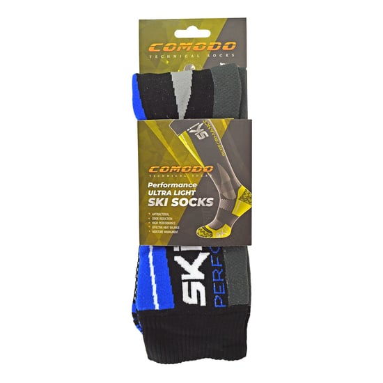 Calcetines Técnicos de Esquí | COMODO | Calcetines de Snowboard hasta la rodilla | Hombre y Mujer - Royal - Image 2