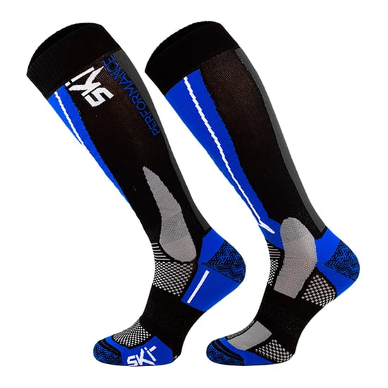 Calcetines Técnicos de Esquí | COMODO | Calcetines de Snowboard hasta la rodilla | Hombre y Mujer - Royal - Image 3