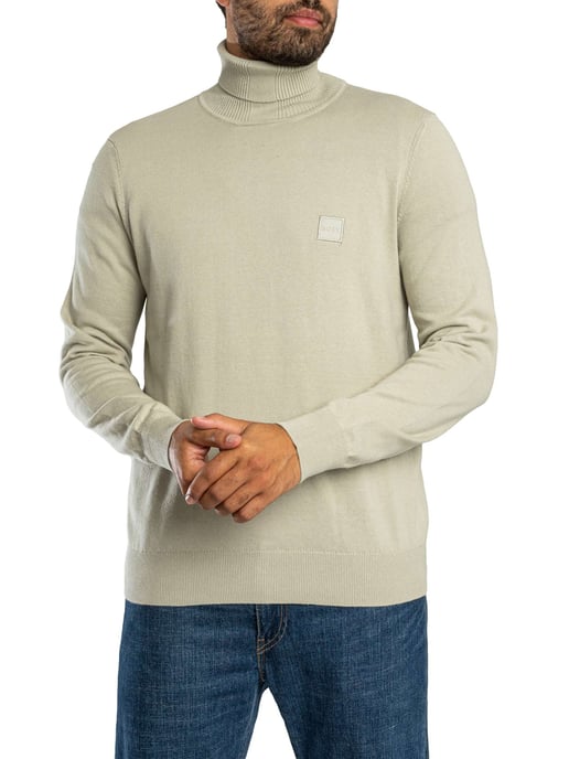 BOSS Jersey De Cuello Alto Akiro, Beige - Image 2