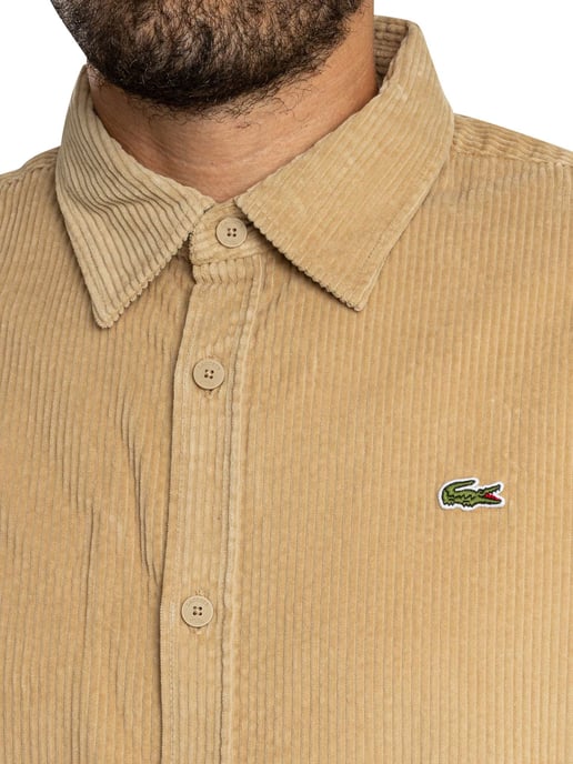 Lacoste Camisa Informal, Beige - Image 4