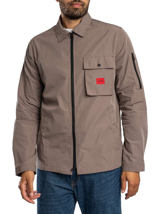 HUGO Sobrecamisa Emmond, Gris - Image 1