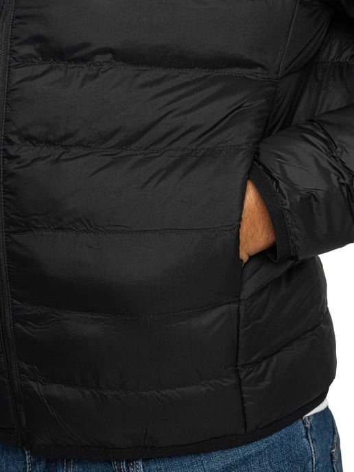 Lacoste Chaqueta Acolchada Con Logo, Negro - Image 4