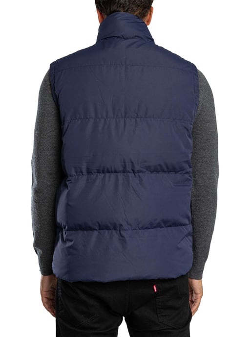 Sergio Tacchini Chaleco Acolchado De La Cancha, Azul - Image 3