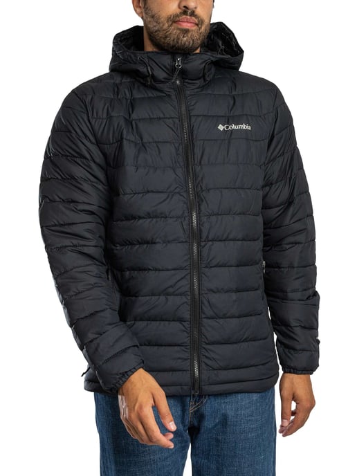 Columbia Chaqueta Con Capucha Powder Lite II, Negro - Image 2