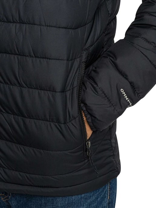 Columbia Chaqueta Con Capucha Powder Lite II, Negro - Image 4