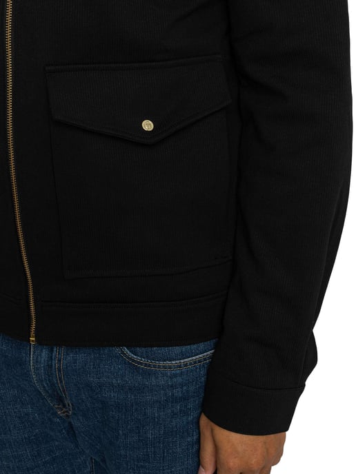 Sergio Tacchini Nueva Chaqueta Con Cuello Tommaso, Negro - Image 5
