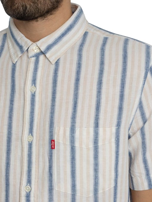 Levi's Camisa De Manga Corta Sunset, Blanco - Image 4