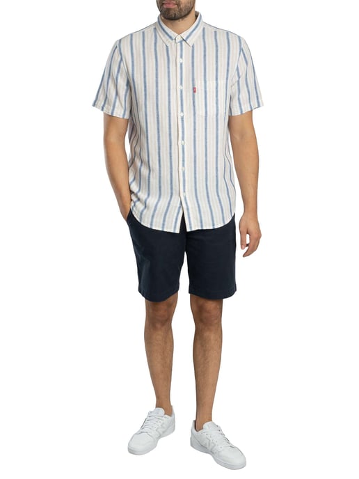 Levi's Camisa De Manga Corta Sunset, Blanco - Image 5