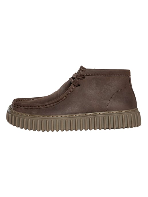 Clarks Zapatos De Cuero Torhill Hi, Marrón - Image 2