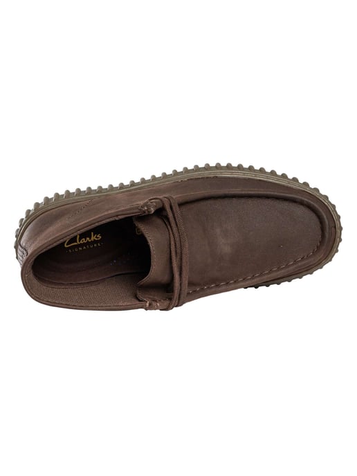Clarks Zapatos De Cuero Torhill Hi, Marrón - Image 6