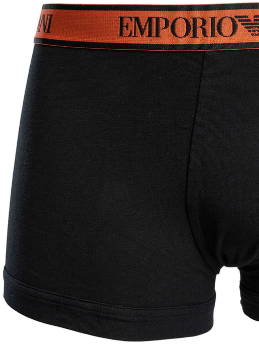 Emporio Armani 3 Pack Trunks, Negro - Image 3