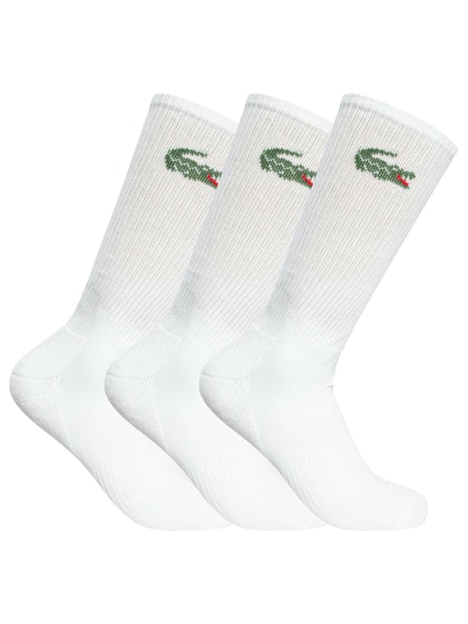 Lacoste Pack De 3 Pares De Calcetines, Blanco - Image 1