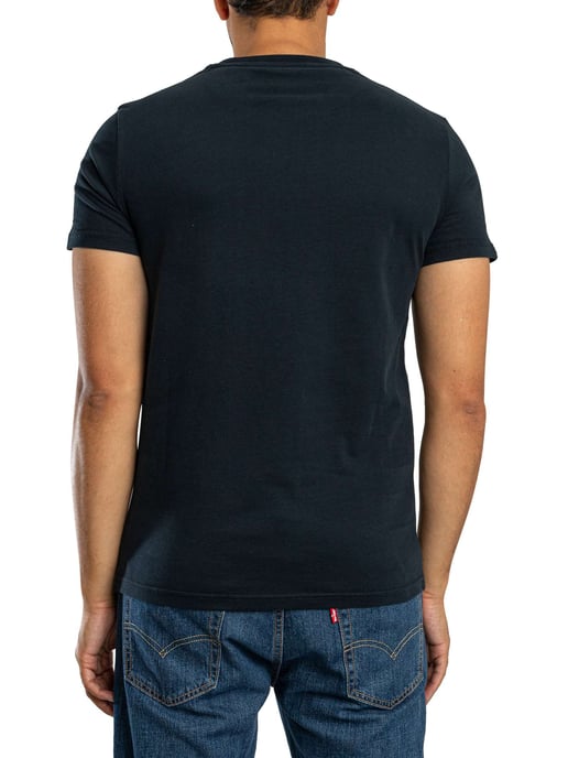 Superdry Camiseta Con El Logotipo Esencial De La Empresa, Azul - Image 3