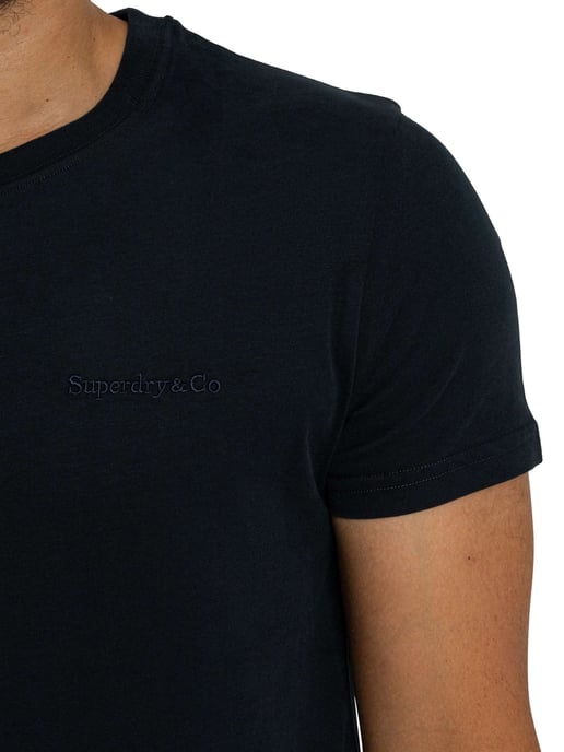 Superdry Camiseta Con El Logotipo Esencial De La Empresa, Azul - Image 4