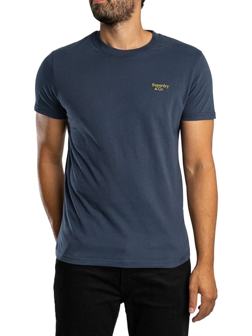 Superdry Camiseta Essential Con Logo Serif, Azul - Image 2