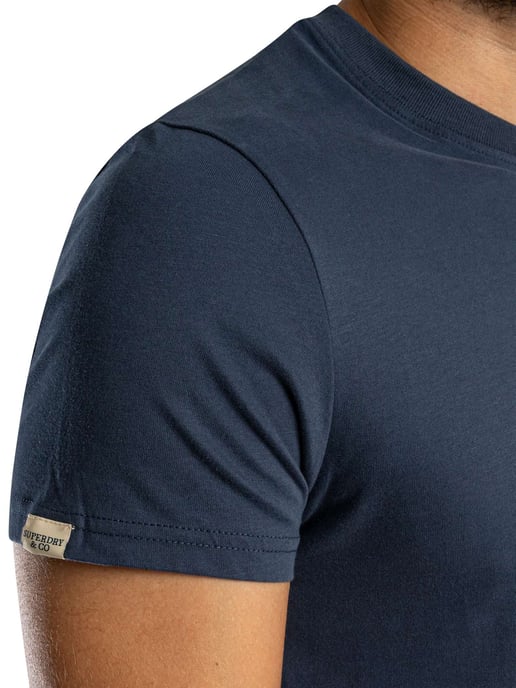 Superdry Camiseta Essential Con Logo Serif, Azul - Image 5