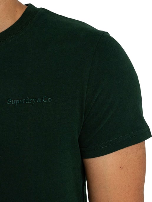 Superdry Camiseta Con El Logotipo Esencial De La Empresa, Verde - Image 4