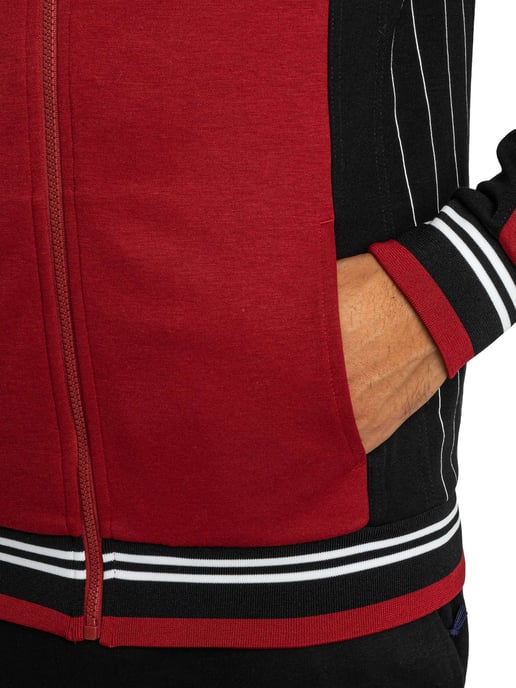 Fila Chaqueta Deportiva De Béisbol Settanta, Rojo - Image 5