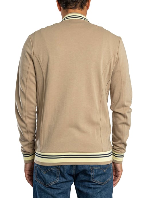 Fila Chaqueta Deportiva De Béisbol Settanta, Beige - Image 3