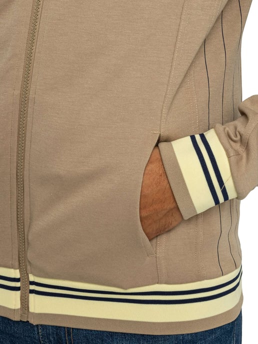 Fila Chaqueta Deportiva De Béisbol Settanta, Beige - Image 4