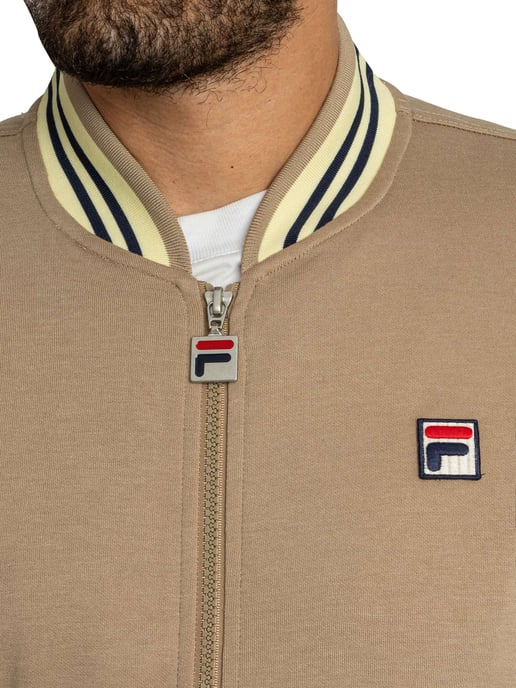 Fila Chaqueta Deportiva De Béisbol Settanta, Beige - Image 5