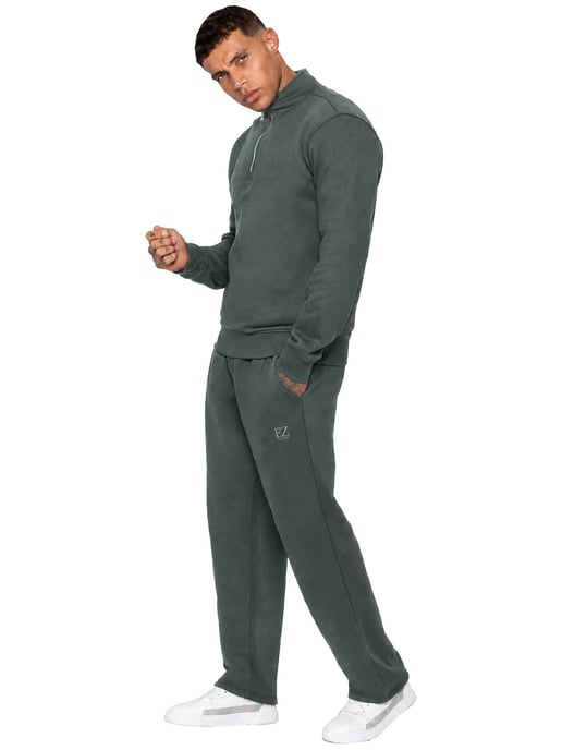 Enzo Milano | Conjunto de Chándal de Hombre con Sudadera Half Zip - Image 3